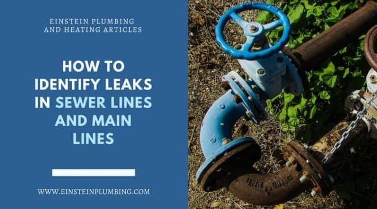 Sewer Lines and Main Lines