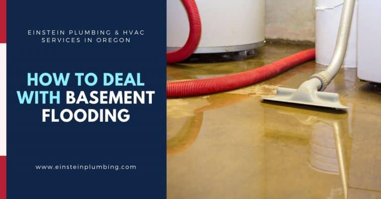 How to Deal with Basement Flooding - Einstein Plumbing Services Oregon