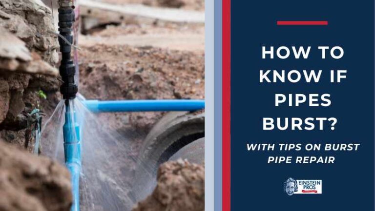 How To Know if Pipes Burst