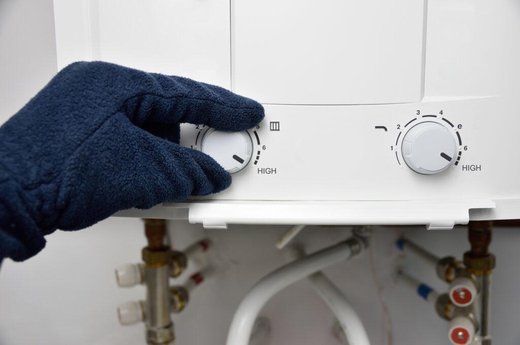 Einstein Pros certified technician performs tankless water heater repair in Salem, Oregon